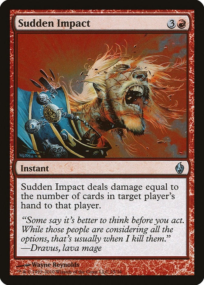 Sudden Impact (25) (Premium Deck Series: Fire and Lightning)