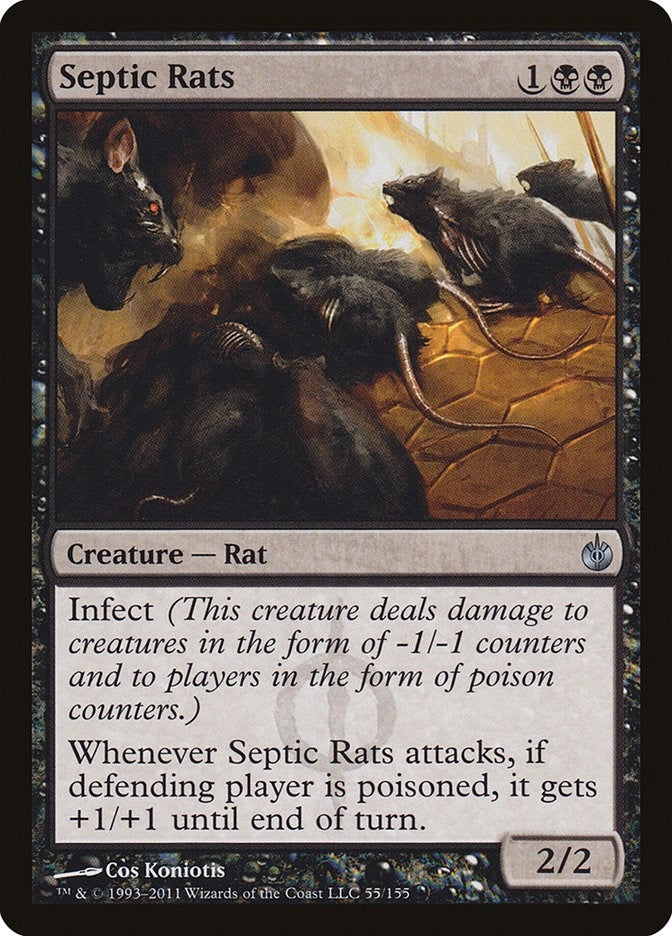 Septic Rats (55) (Mirrodin Besieged)