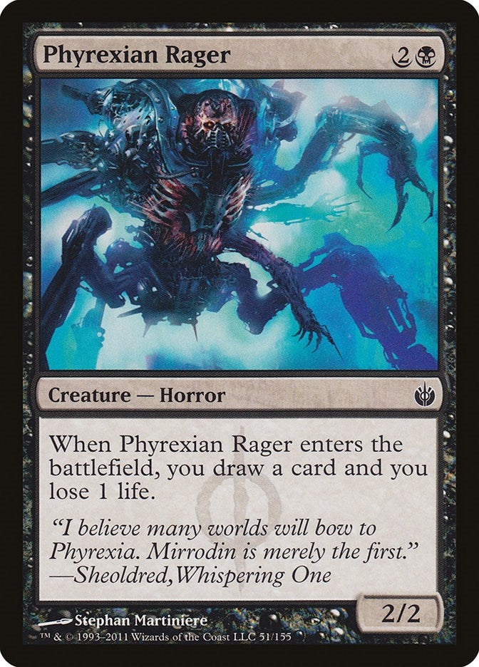 Phyrexian Rager (51) (Mirrodin Besieged)
