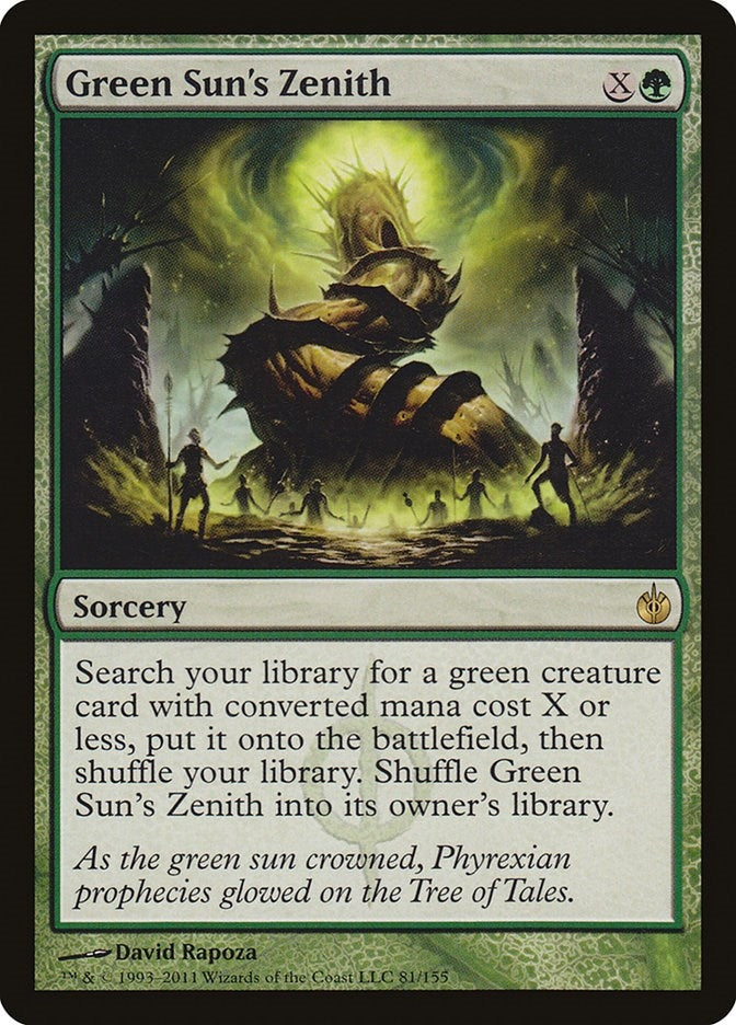 Green Sun's Zenith (81) (Mirrodin Besieged)
