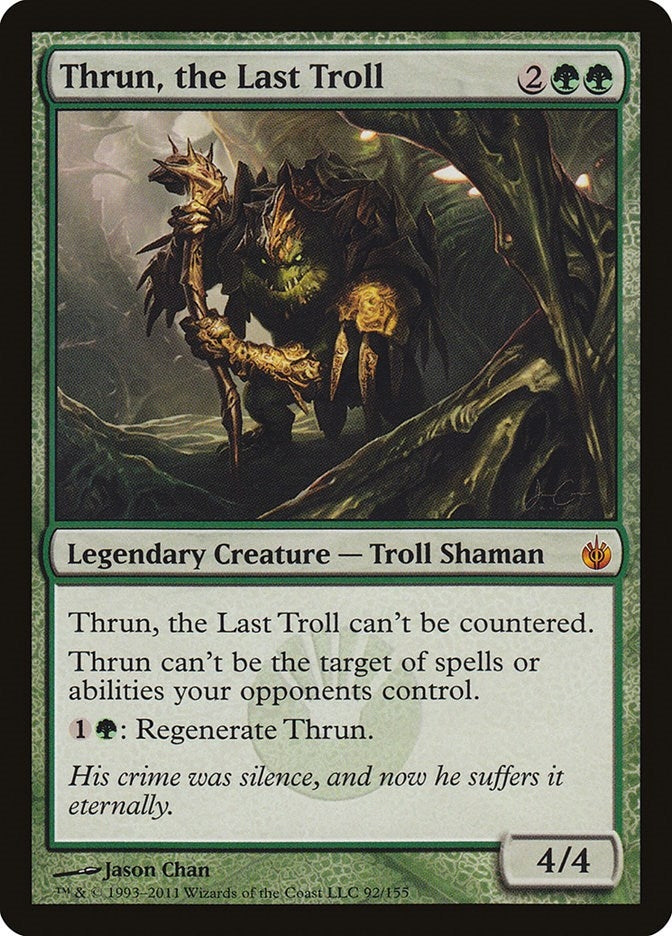 Thrun, the Last Troll (92) (Mirrodin Besieged)