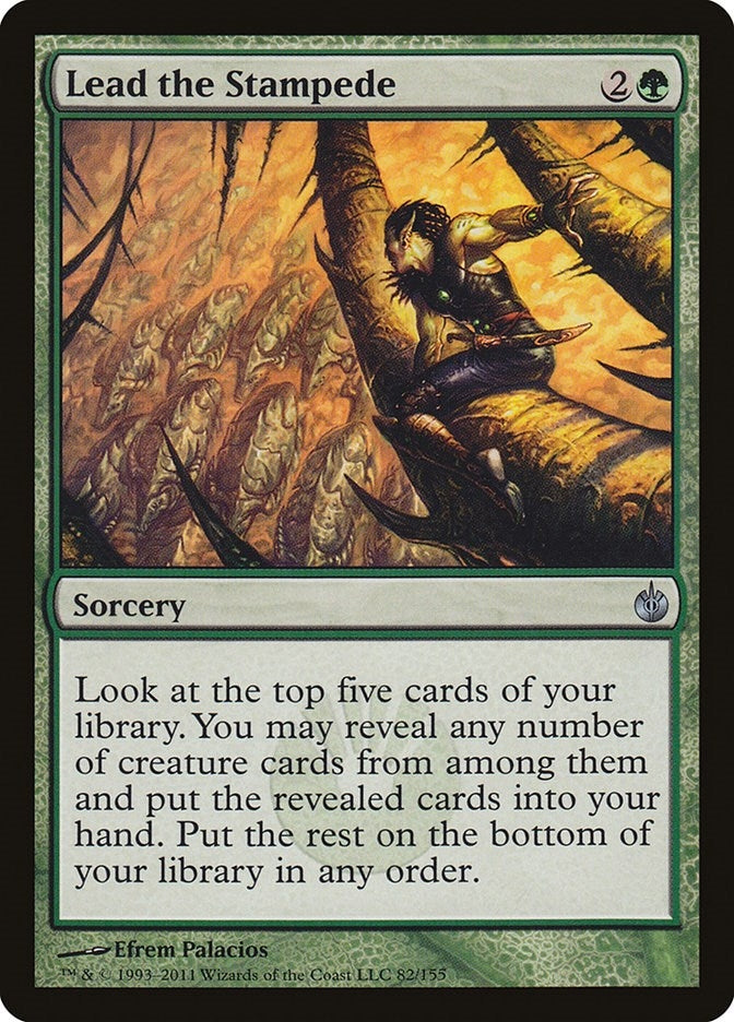 Lead the Stampede (82) (Mirrodin Besieged)