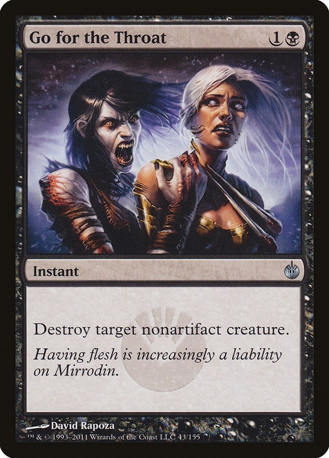 Go for the Throat (43) (Mirrodin Besieged)