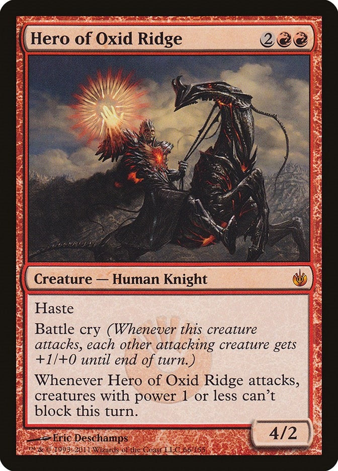 Hero of Oxid Ridge (66) (Mirrodin Besieged)