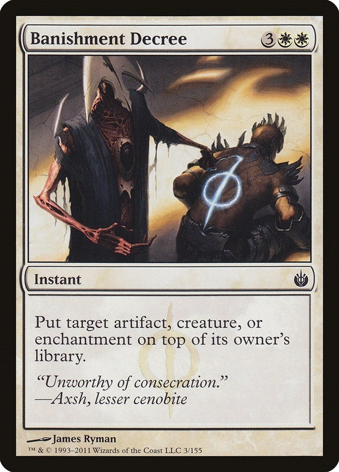 Banishment Decree (3) (Mirrodin Besieged)