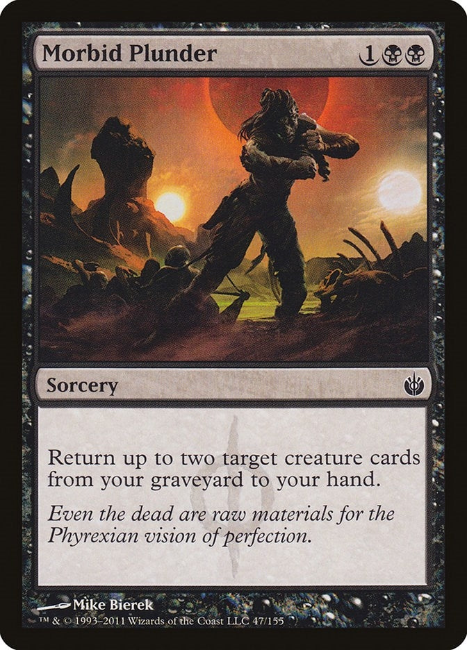 Morbid Plunder (47) (Mirrodin Besieged)