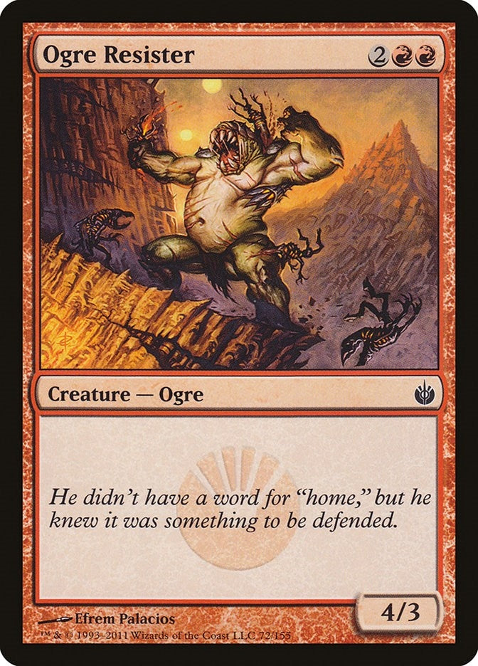 Ogre Resister (72) (Mirrodin Besieged)
