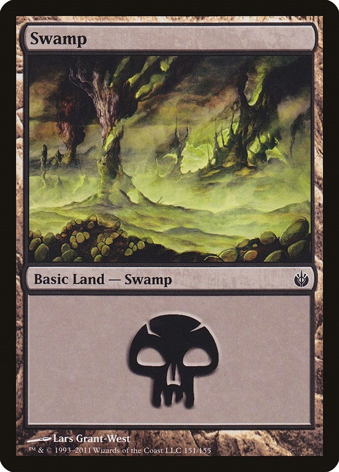 Swamp (151) (151) (Mirrodin Besieged)