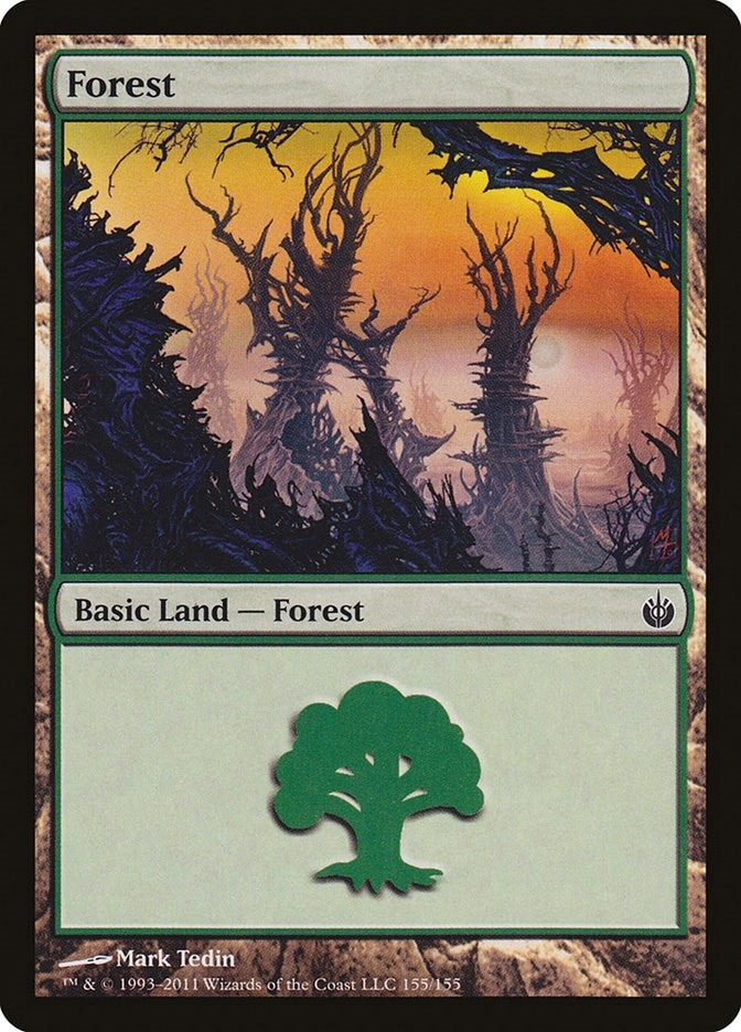 Forest (155) (155) (Mirrodin Besieged)