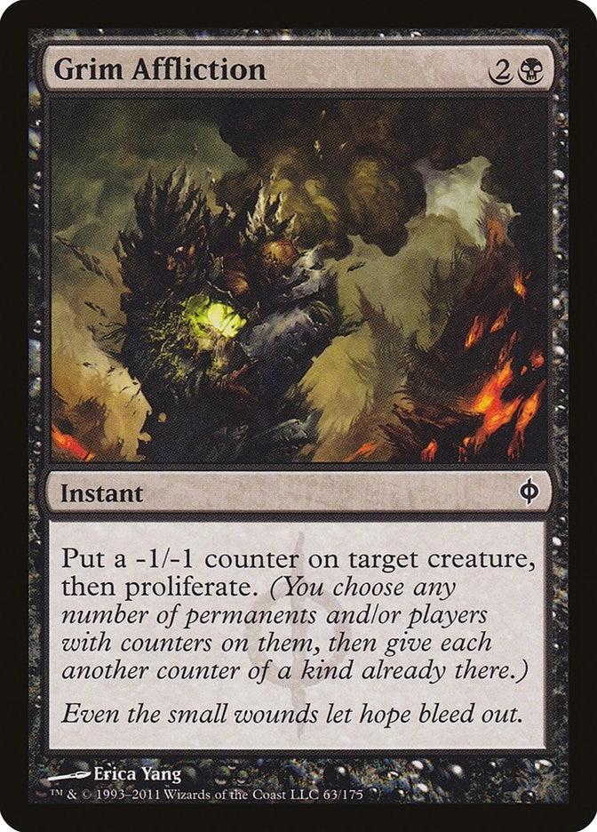 Grim Affliction (63) (New Phyrexia)