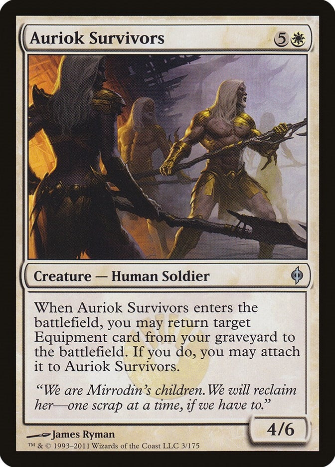 Auriok Survivors (3) (New Phyrexia)