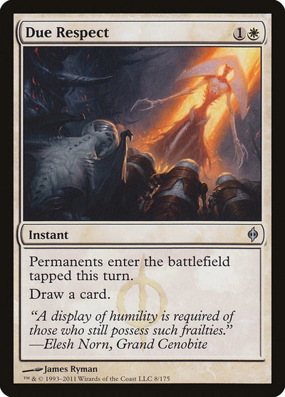 Due Respect (8) (New Phyrexia)