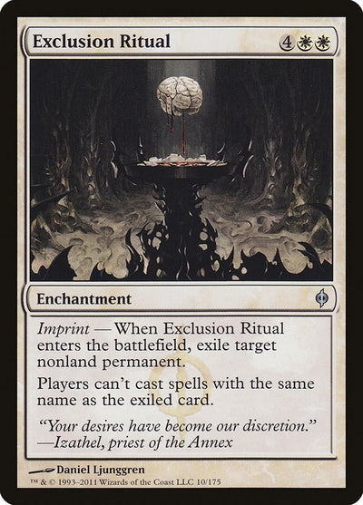 Exclusion Ritual (10) (New Phyrexia)