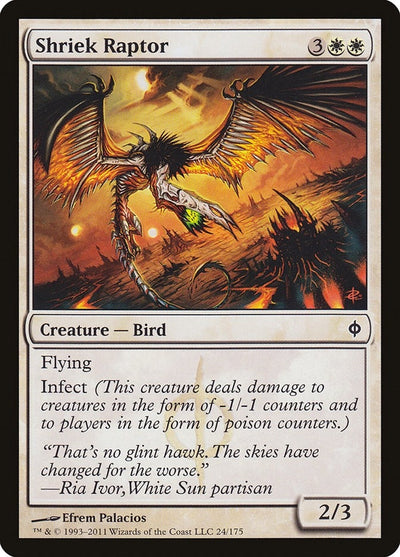 Shriek Raptor (24) (New Phyrexia)