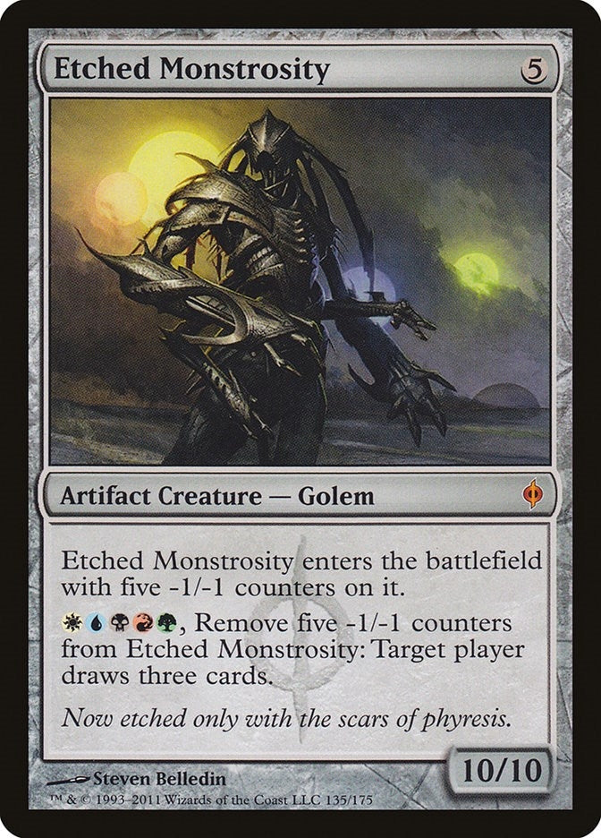 Etched Monstrosity (135) (New Phyrexia)