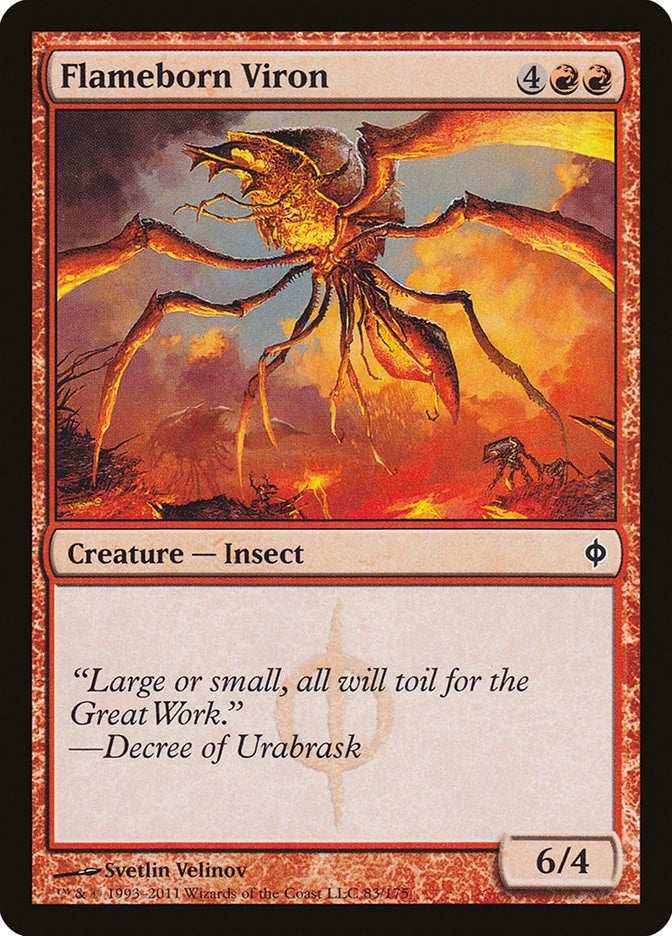 Flameborn Viron (83) (New Phyrexia)