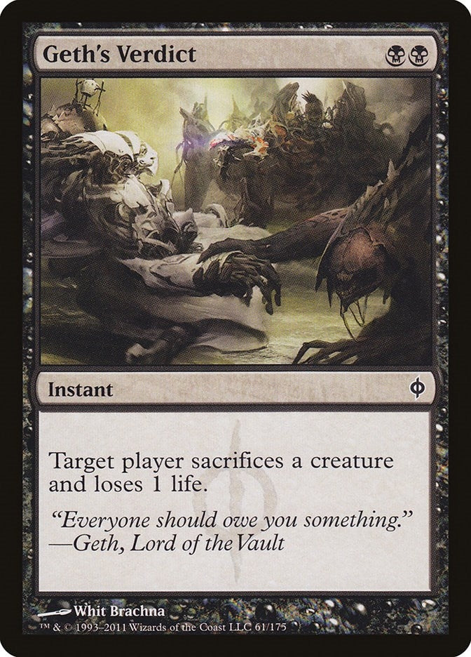 Geth's Verdict (61) (New Phyrexia)