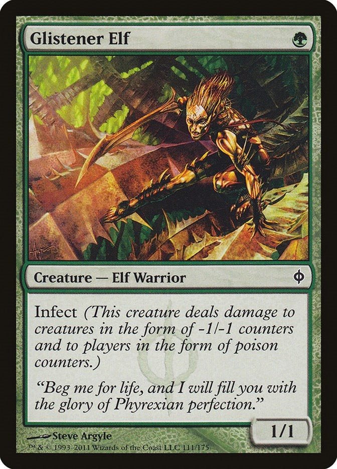 Glistener Elf (111) (New Phyrexia)