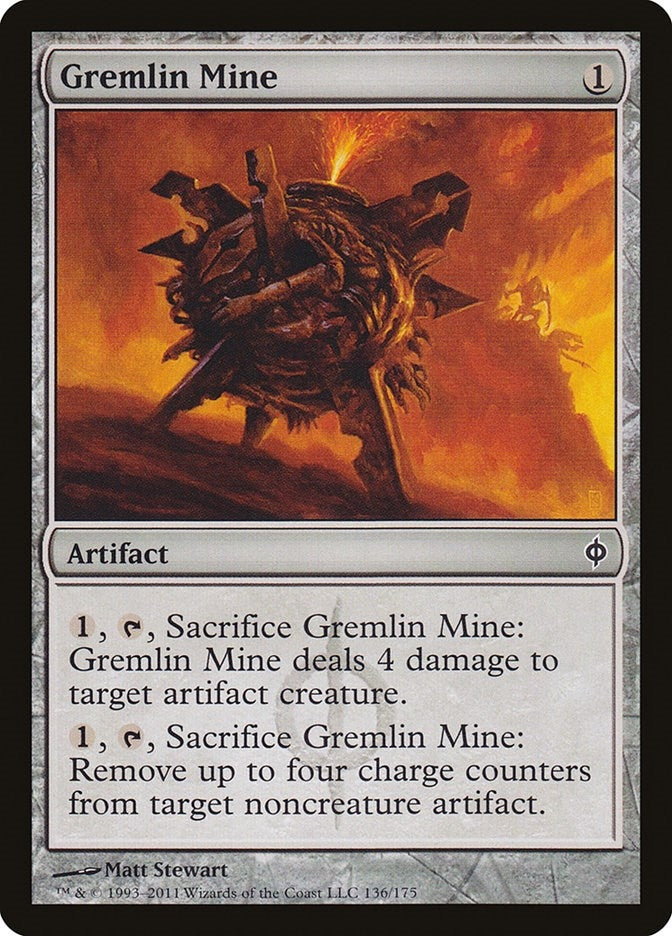 Gremlin Mine (136) (New Phyrexia)