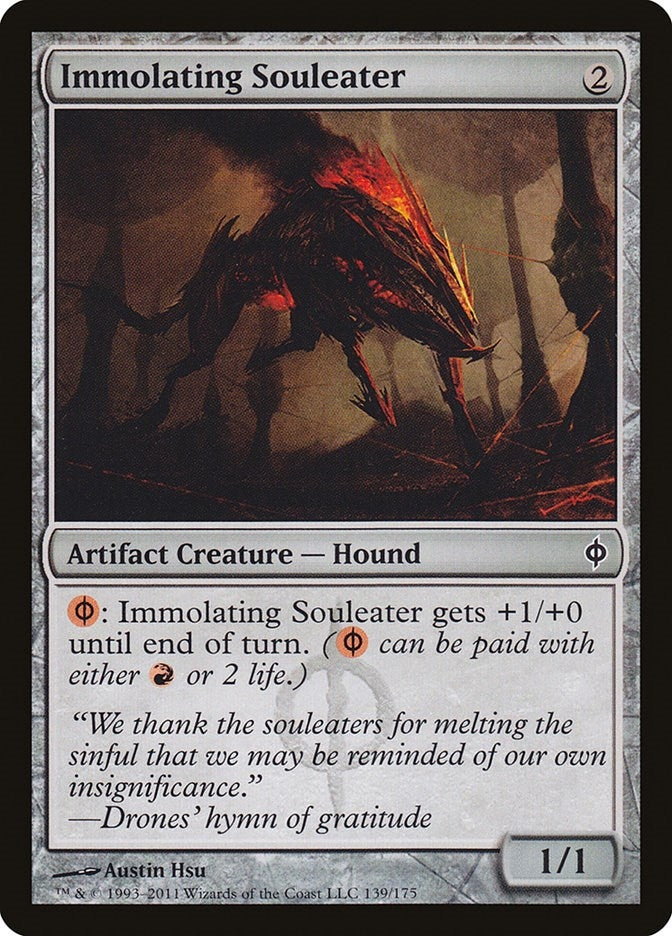 Immolating Souleater (139) (New Phyrexia)