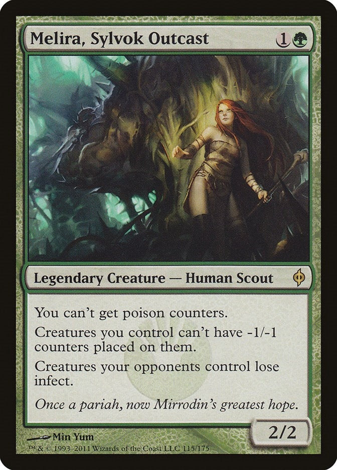 Melira, Sylvok Outcast (115) (New Phyrexia)