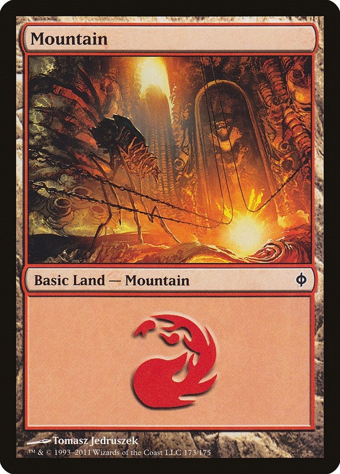 Mountain (173) (173) (New Phyrexia)