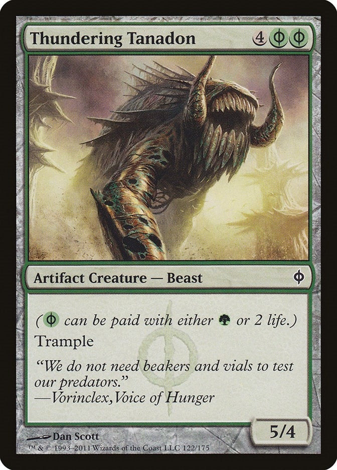 Thundering Tanadon (122) (New Phyrexia)