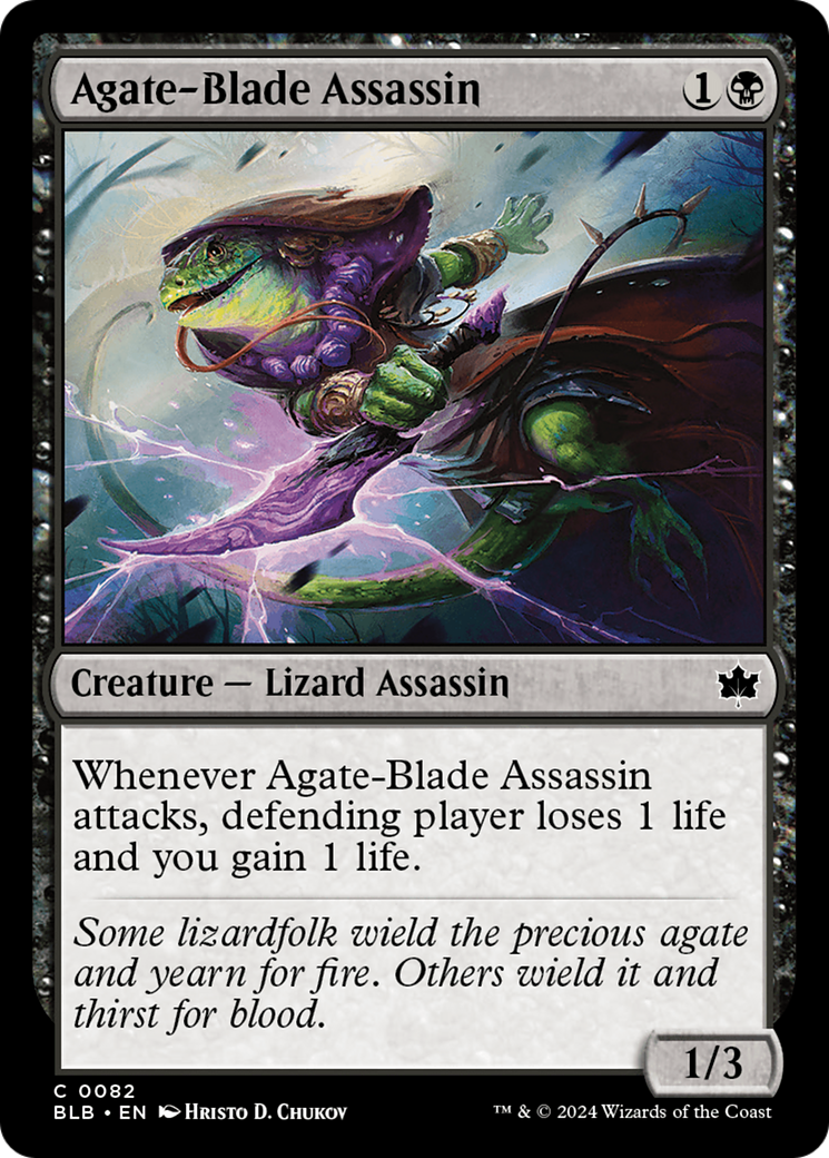 Agate-Blade Assassin (82) (Bloomburrow)