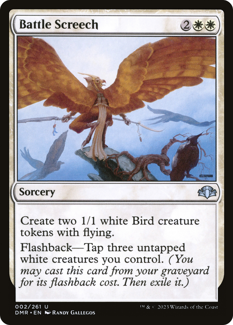 Battle Screech (2) (Dominaria Remastered)
