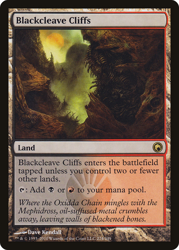 Blackcleave Cliffs (224) (Scars of Mirrodin)