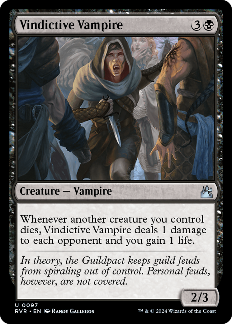Vindictive Vampire (RVR-097) - Ravnica Remastered