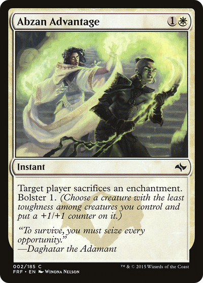 Abzan Advantage (2) (Fate Reforged)