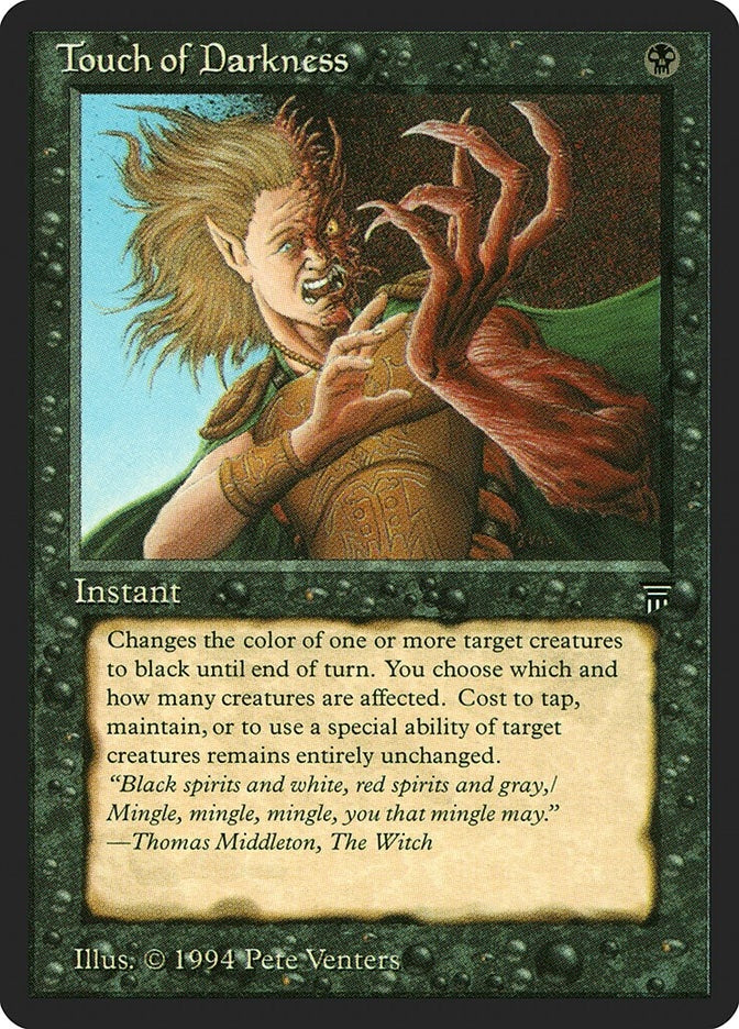 Image for Touch of Darkness - Magic: The Gathering
