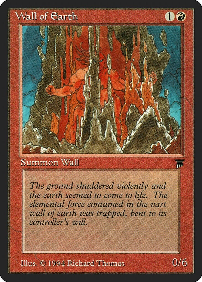 Image for Wall of Earth - Magic: The Gathering