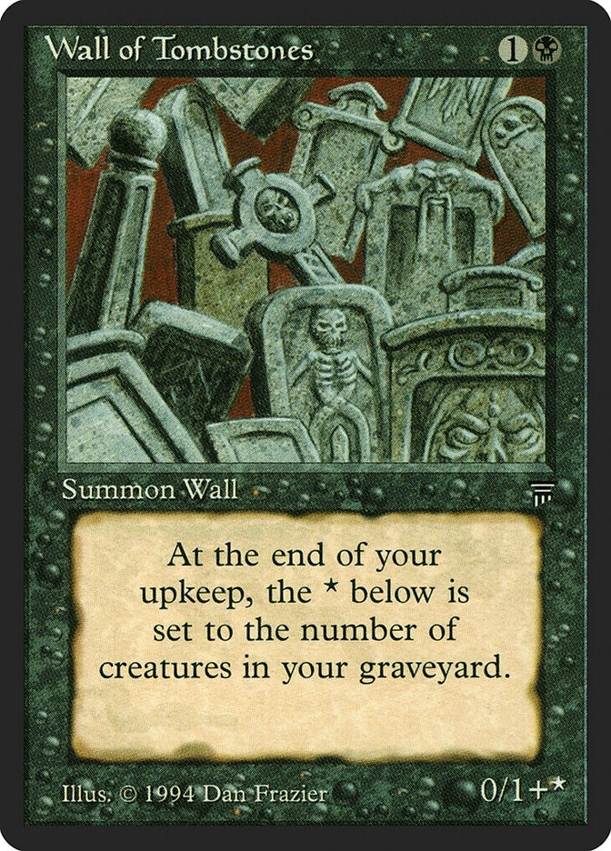 Image for Wall of Tombstones - Magic: The Gathering