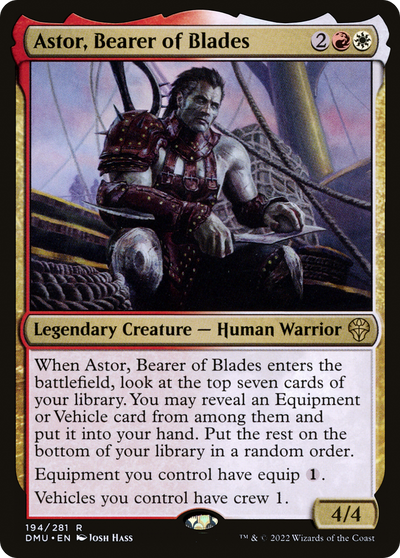 Astor, Bearer of Blades (194) (Dominaria United)