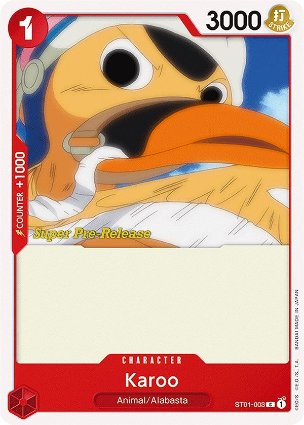 Image for Karoo (ST01-003) (Super Pre-Release Starter Deck 1: Straw Hat Crew) - One Piece Card Game