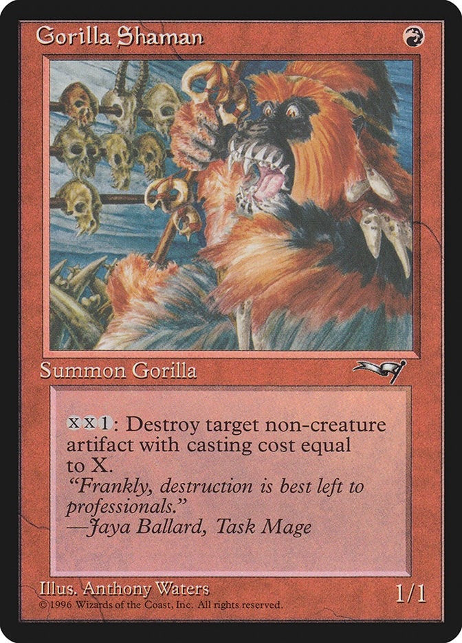 Image for Gorilla Shaman (107) (Alliances) - Magic: The Gathering