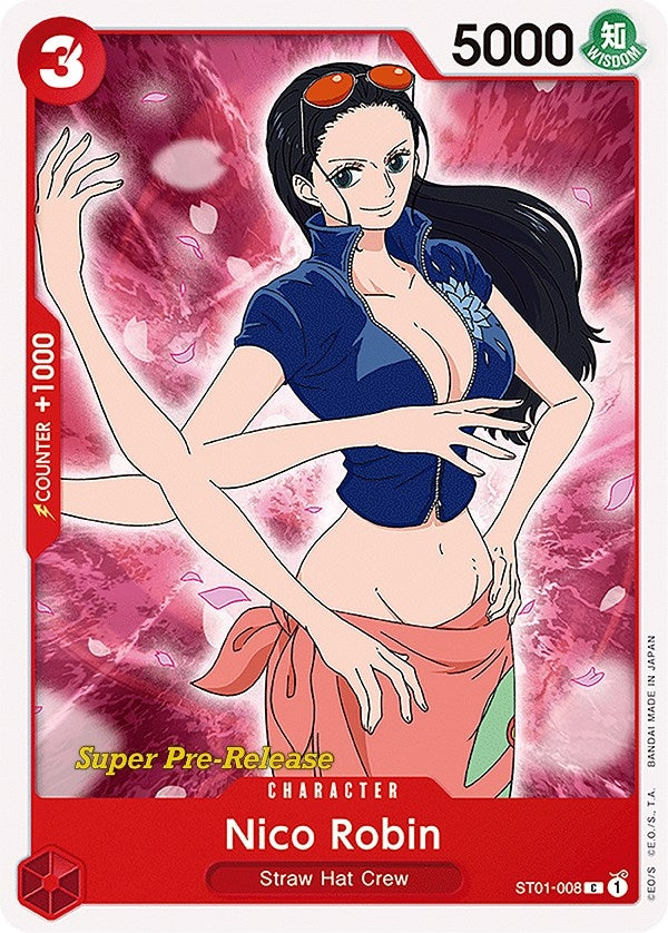 Image for Nico Robin (ST01-008) (Super Pre-Release Starter Deck 1: Straw Hat Crew) - One Piece Card Game