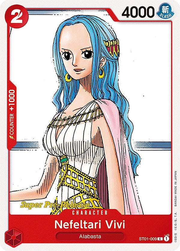 Image for Nefeltari Vivi (ST01-009) (Super Pre-Release Starter Deck 1: Straw Hat Crew) - One Piece Card Game