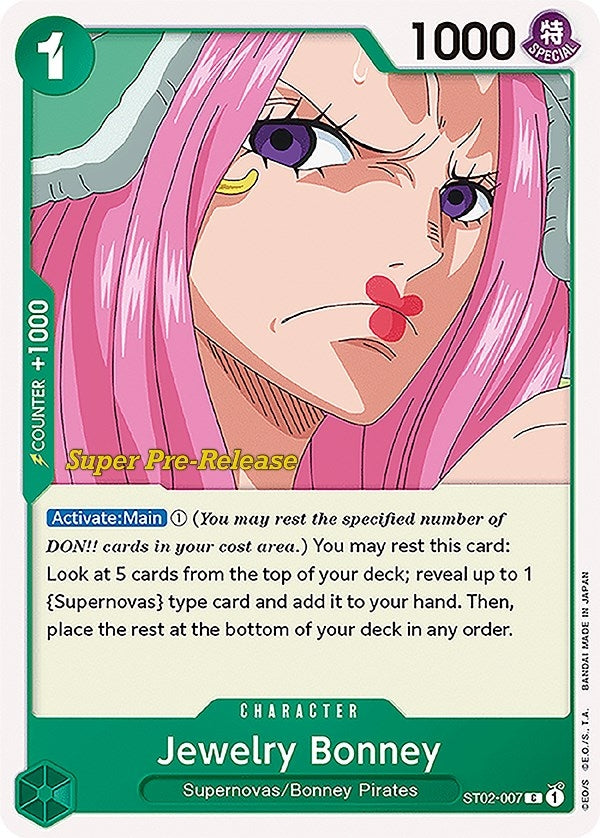 Image for Jewelry Bonney (ST02-007) (Super Pre-Release Starter Deck 2: Worst Generation) - One Piece Card Game