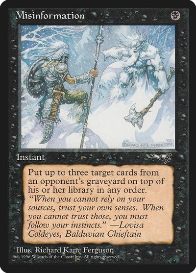Misinformation (Alliances)