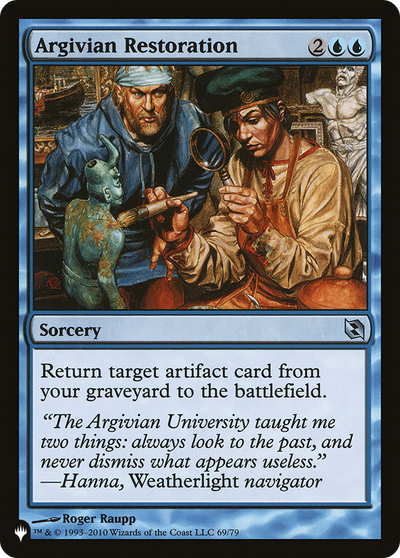 Argivian Restoration (69/79) (The List Reprints)
