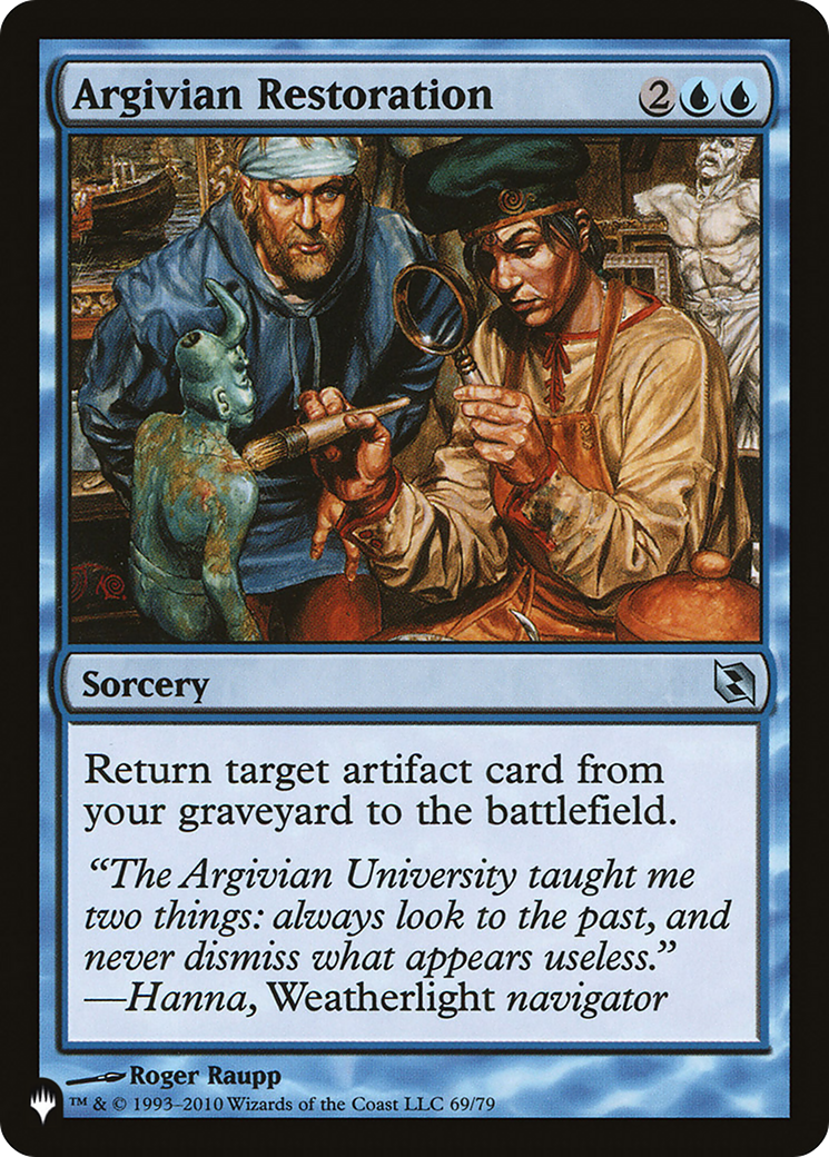 Argivian Restoration (69/79) (The List Reprints)