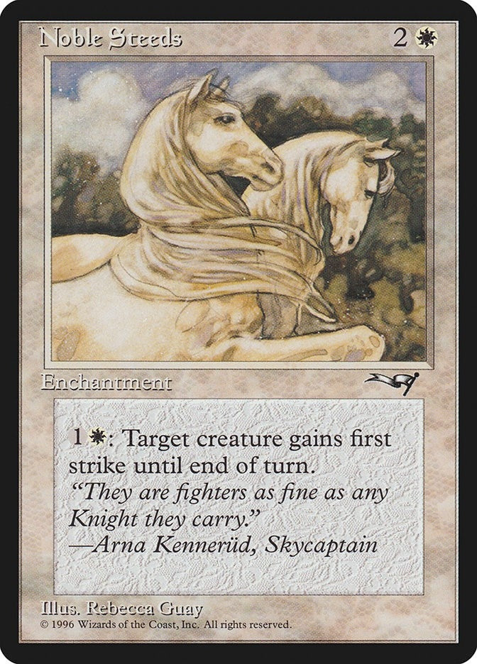 Image for Noble Steeds (141) (Alliances) - Magic: The Gathering