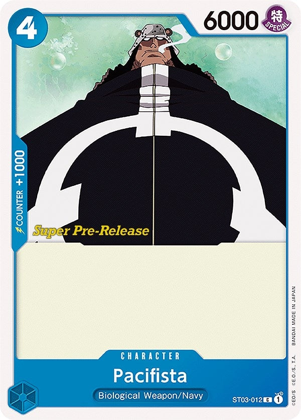 Image for Pacifista (ST03-012) (Super Pre-Release Starter Deck 3: The Seven Warlords of the Sea) - One Piece Card Game