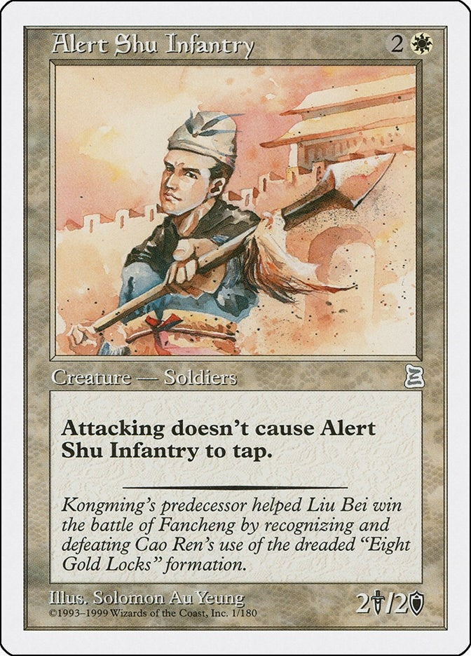 Alert Shu Infantry (1) (Portal Three Kingdoms)