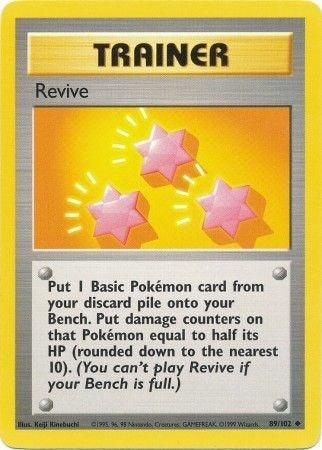 Image for Revive (089/102) (Base Set) - Pokemon