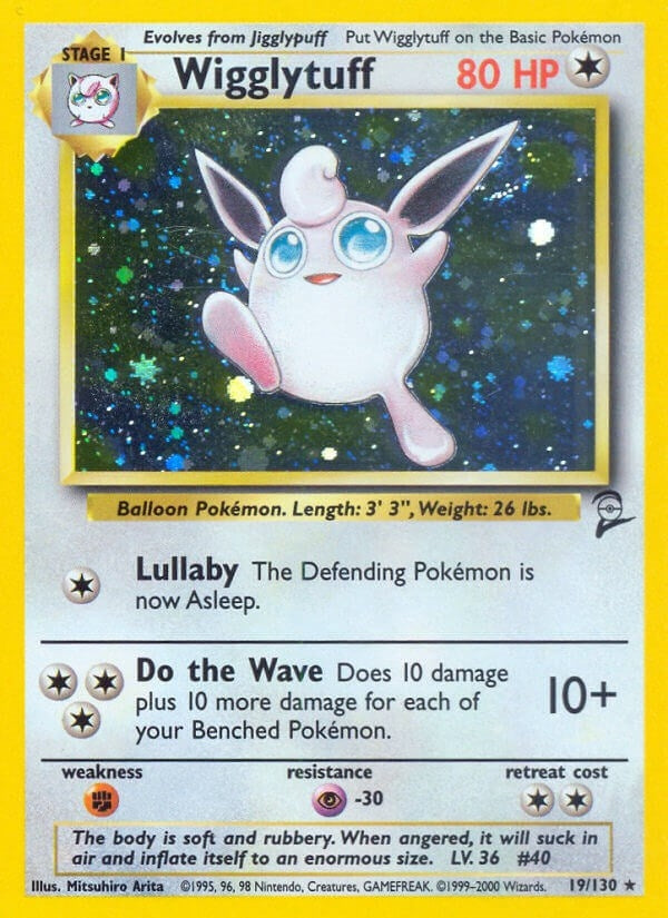 Image for Wigglytuff (019/130) (Base Set 2) - Pokemon