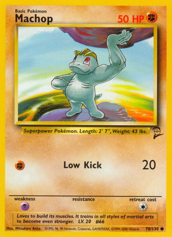 Image for Machop (078/130) (Base Set 2) - Pokemon